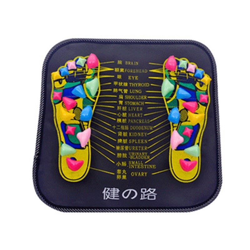 Reflexology Foot Massage Pad Cobblestone Walk Massager Mat Pain Relief Health Care Acupressure Mat fitness & sports