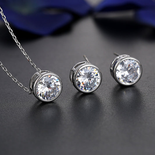 The bride fashion accessories jewelry set all-match Pendant Earrings NEW Jewelry