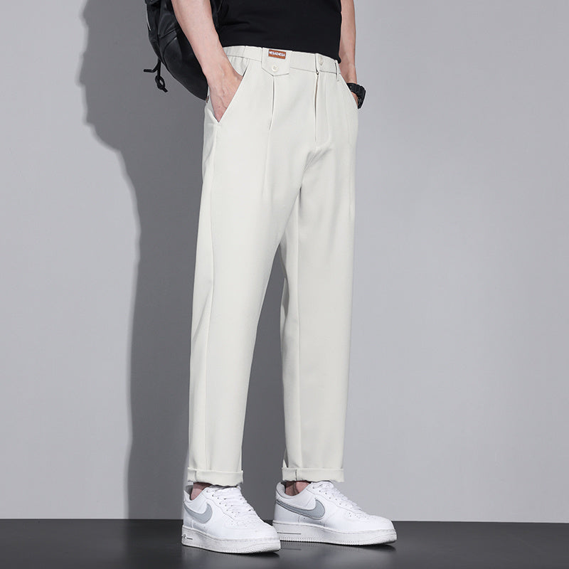 Men's Straight Loose Wide-leg Pants Casual Trousers apparel & accessories