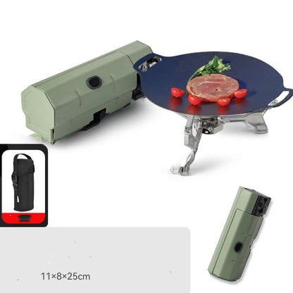 Camping Gas Stove Portable Folding Cassette Stove Outdoor Hiking 0