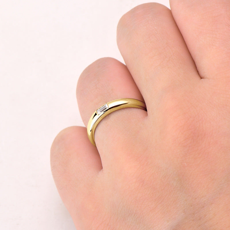 Elegant Internet Celebrity Minimalist Irregular Ring Jewelry