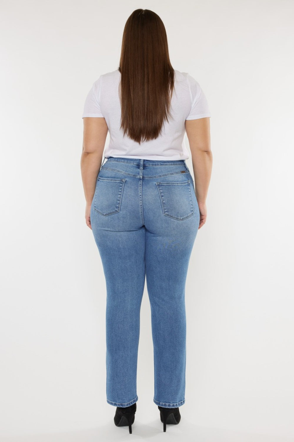 Kancan Full Size Cat's Whiskers High Waist Jeans apparel & accessories