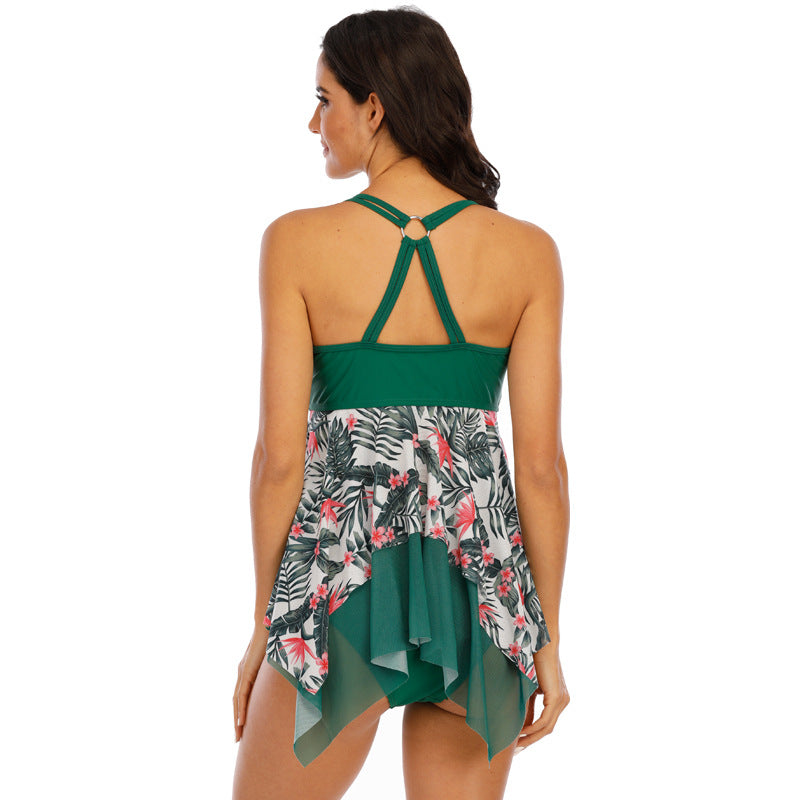 Swimsuit Tankini Skirt Split Swimsuit Slim Slim Conservative apparel & accessories