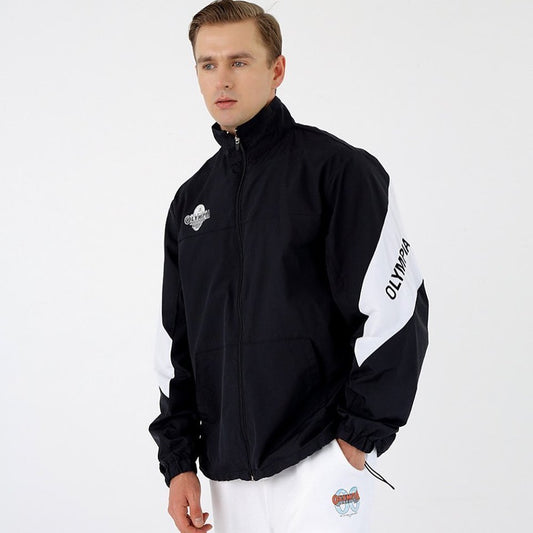 Coat Men's Casual Zipper Top Loose Black apparels & accessories