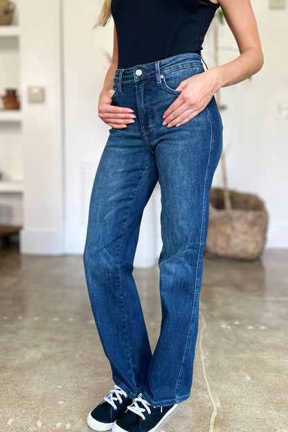 Judy Blue Tummy Control Straight Jeans Bottom wear