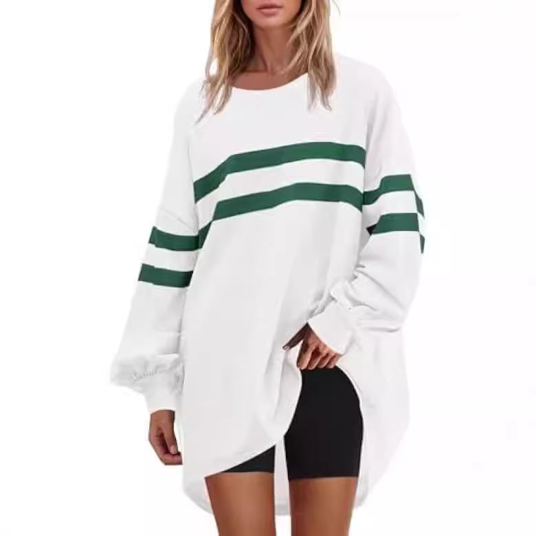 Women's Round Neck Loose Pullover Sweater apparels & accessories