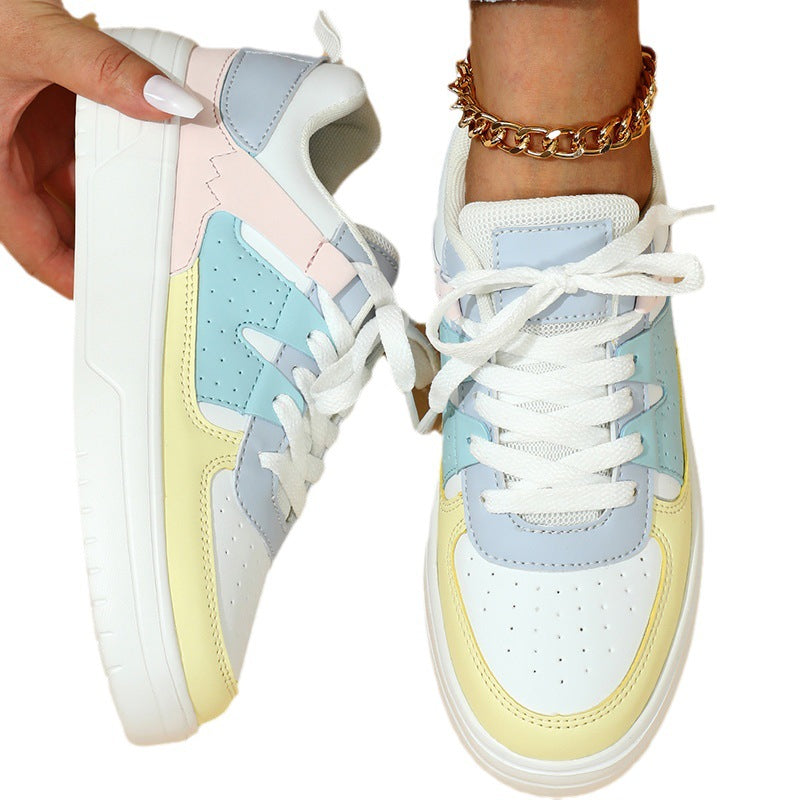 Trendy Fashion Couple Platform Sneakers Shoes & Bags