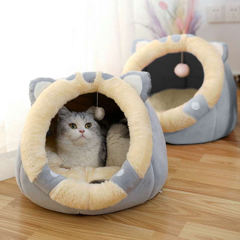 Cat House Enclosed Bed Pet bed