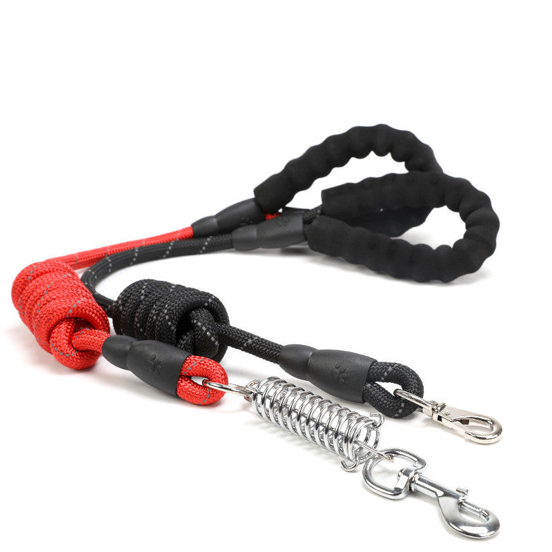 Dog Leash EVA Nylon Reflective Spring Leash Dog Leash