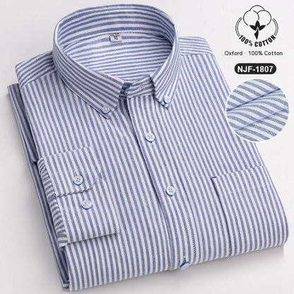 Casual Oxford Men's Full Cotton Shirt apparel & accessories