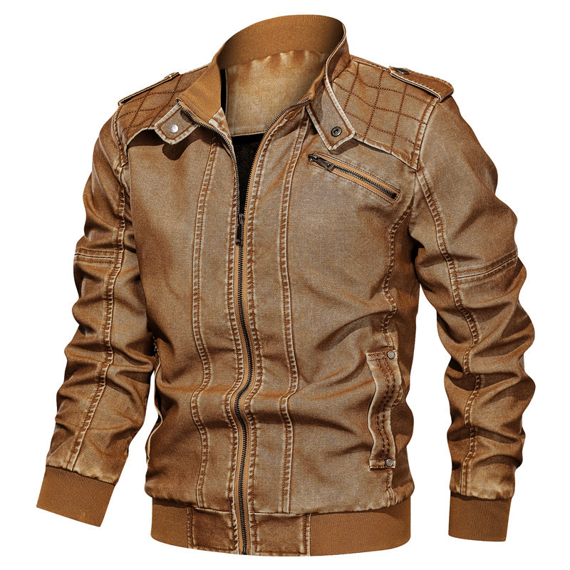 Men's vintage leather jacket apparels & accessories