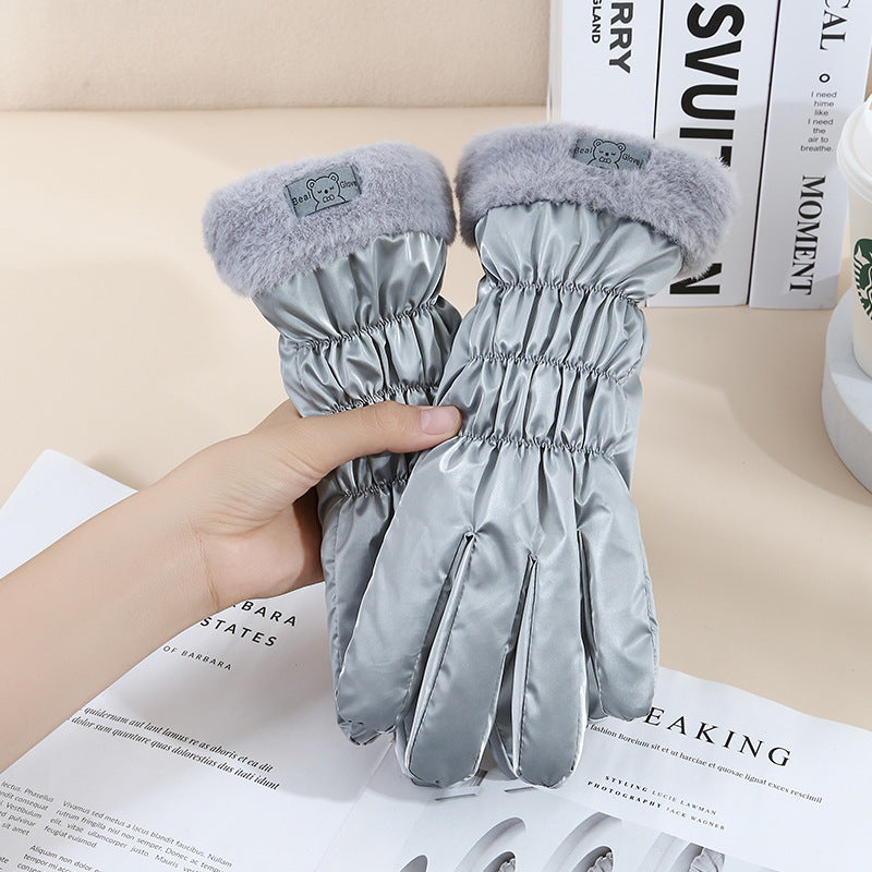 Warm Gloves Winter Women's Touch Screen Fleece-lined Thickened Accessories for women