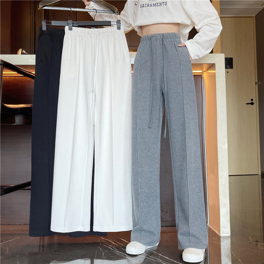 Women's Slimming Versatile Casual High Waist Wide Leg Pants apparel & accessories