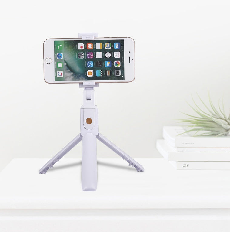 Compatible with Apple, Bluetooth version of stainless steel tripod Gadgets