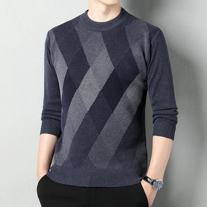 Men's Half-high Collar Sweater Pullover Keep Warm T-Shirt