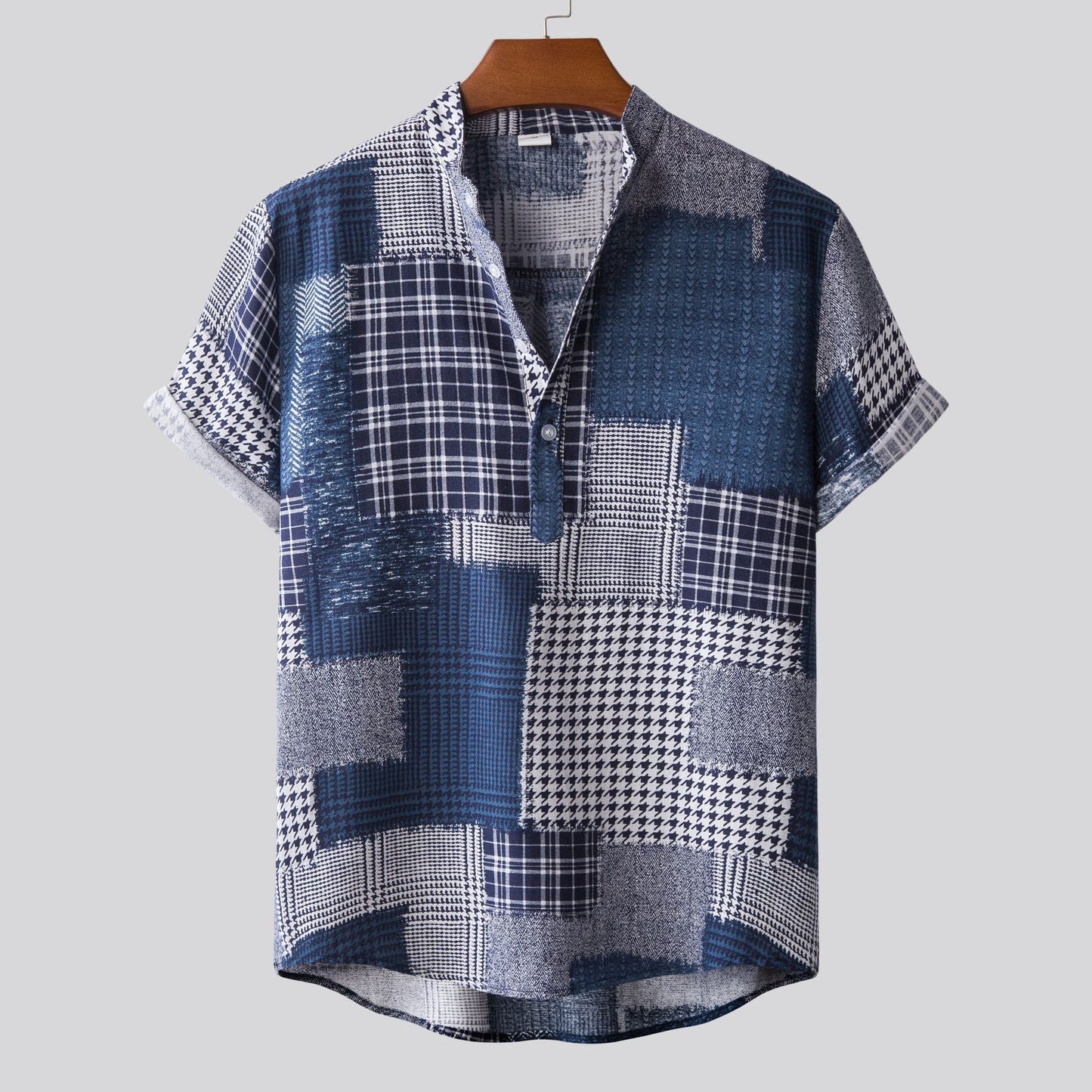 Men's Versatile Casual Linen Floral Shirt apparel & accessories