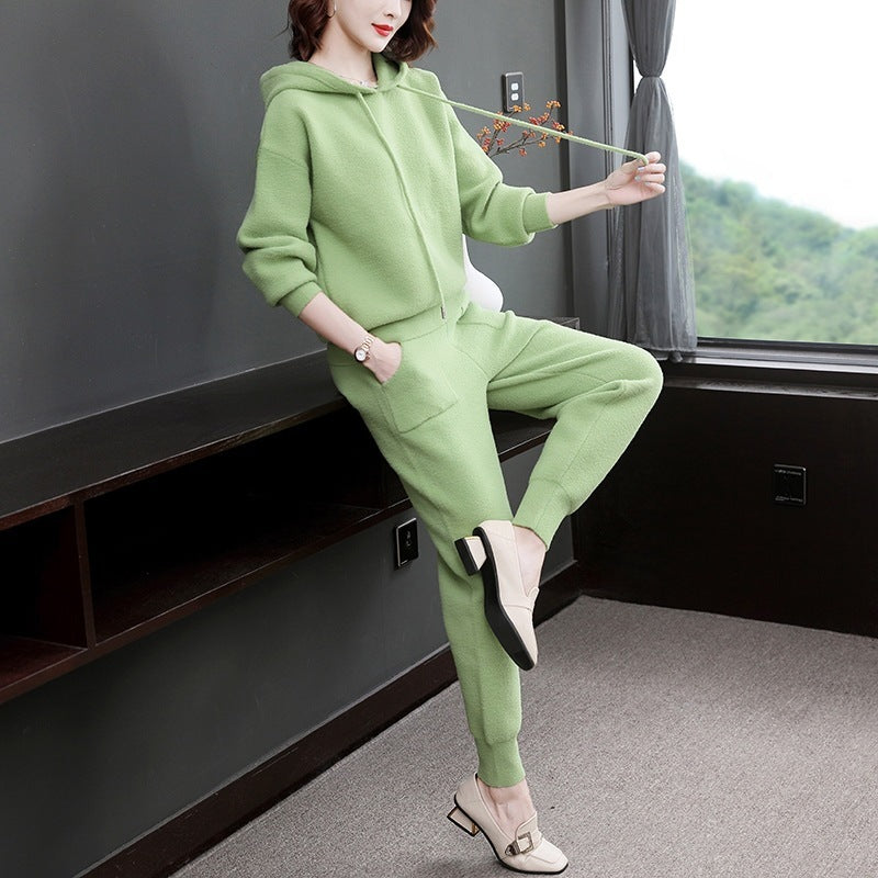 Autumn Fashion Sports Sweater Two-Piece Suit apparels & accessories