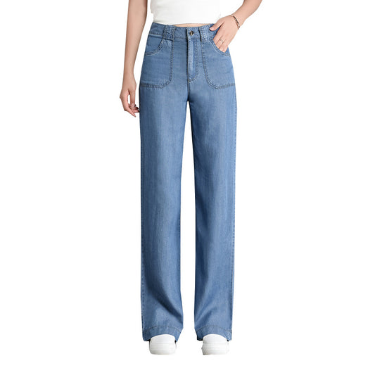 High-rise tencel jeans apparel & accessories