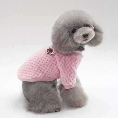 Fleece clothes for pets pet cloths