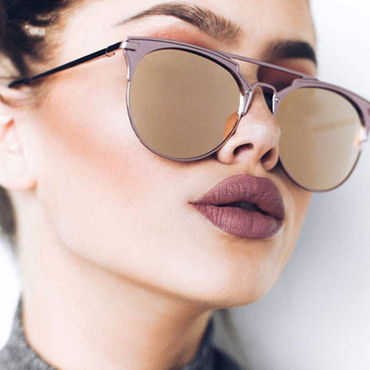 Luxury Vintage Round Sunglasses Women Brand Designer apparel & accessories