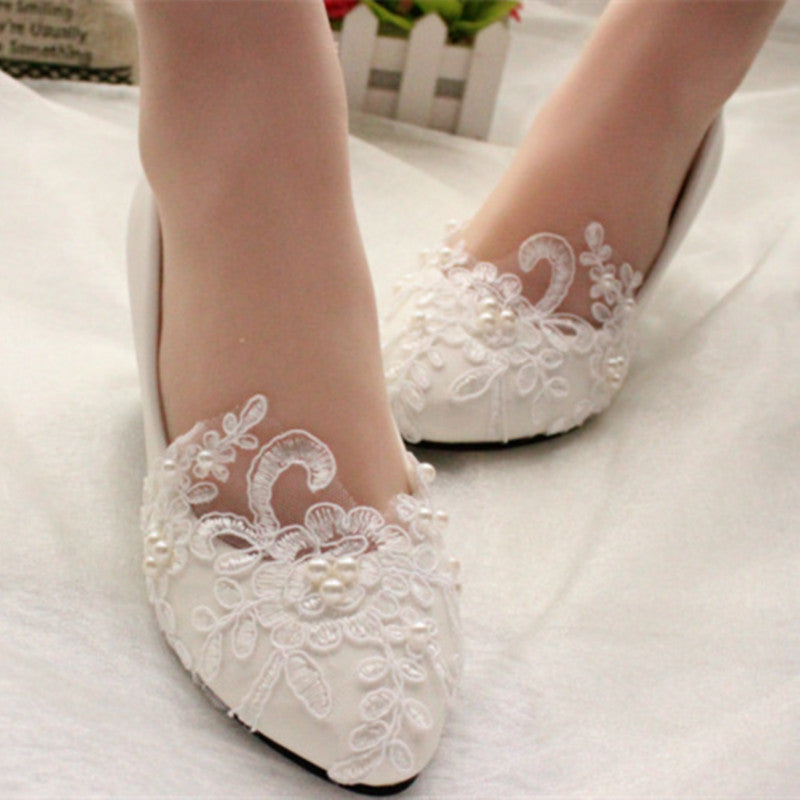 Women's Fashion Simple Flat Wedding Shoes Shoes & Bags