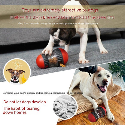 Food Dispensing Dog Toy Tumbler Leaky Food Ball Puzzle Toys Interactive Pet Products