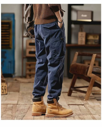 Autumn Fashion Brand Overalls Men's Loose men's clothing