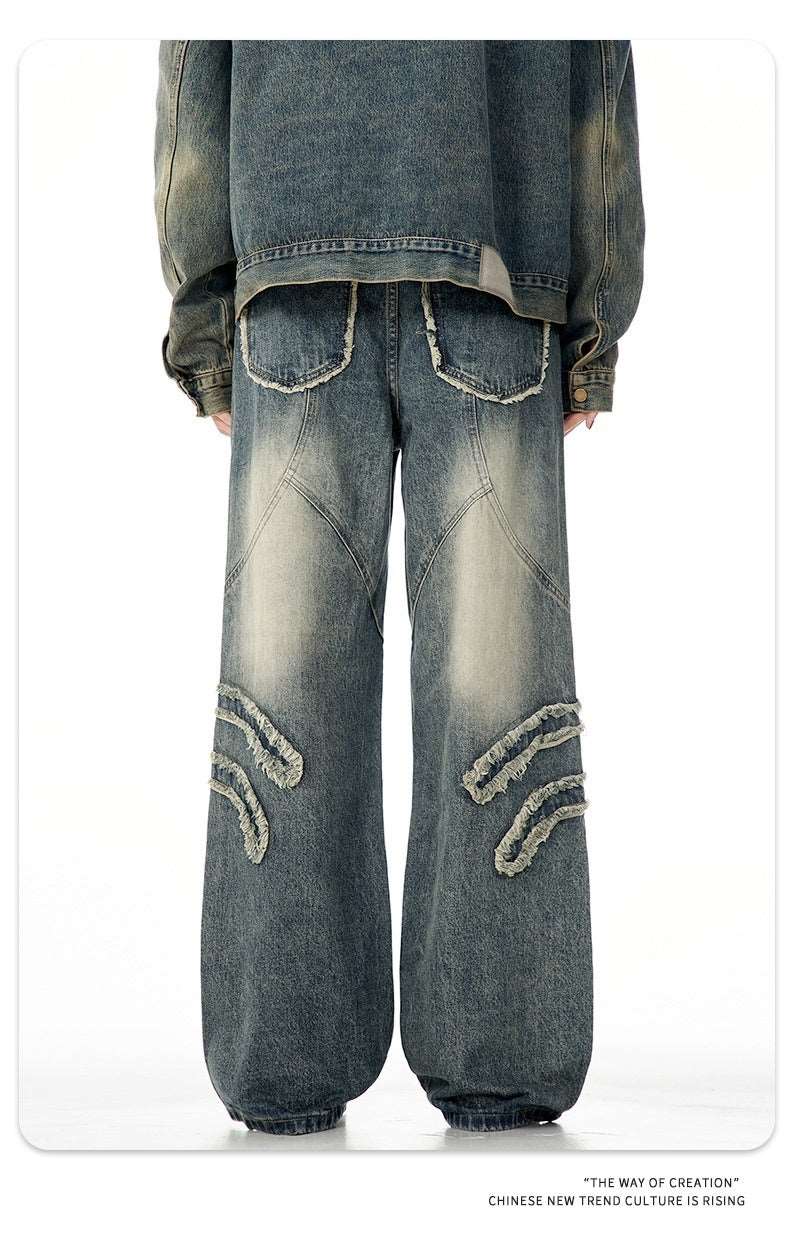 American Men's Straight Retro Jeans apparels & accessories