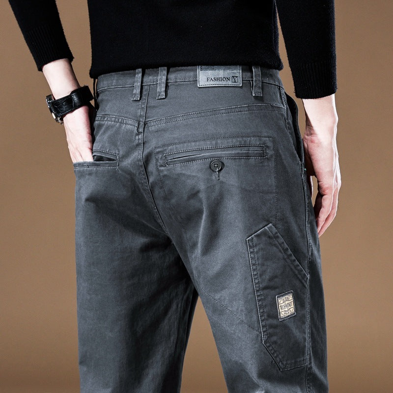 Casual Retro All-matching Pants Male men's clothing