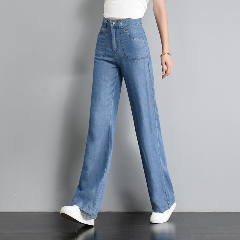 High-rise tencel jeans apparel & accessories