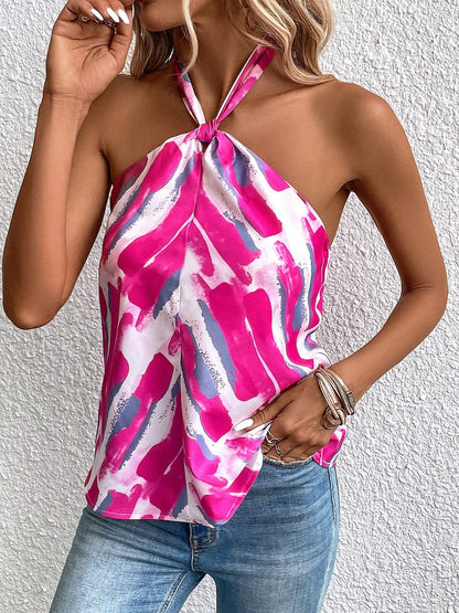 Printed Halter Neck Cami apparel & accessories