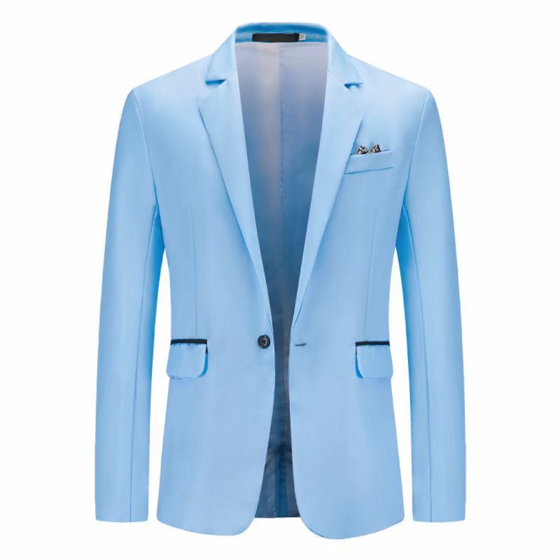 Men's Loose Single-breasted Business Suit Jacket apparels & accessories