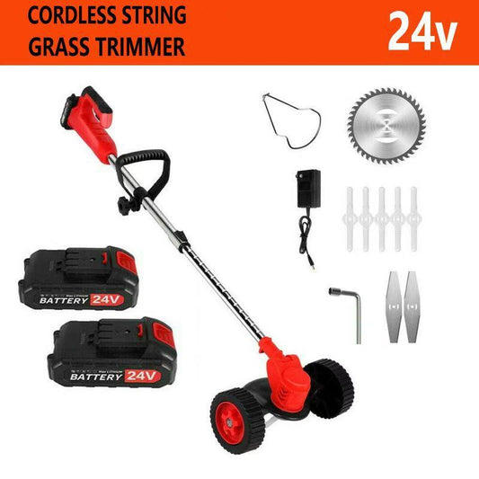 24V Lithium Electric Lawn Mower With Wheels lawn mower