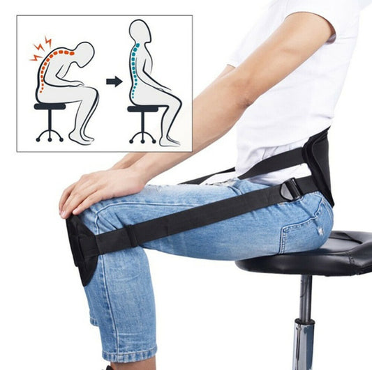 Portable Back Support Belt Cushion for Better Sitting Posture Perfect Back Waist Corrector Orthosis Protector for Lower Back fitness & sports