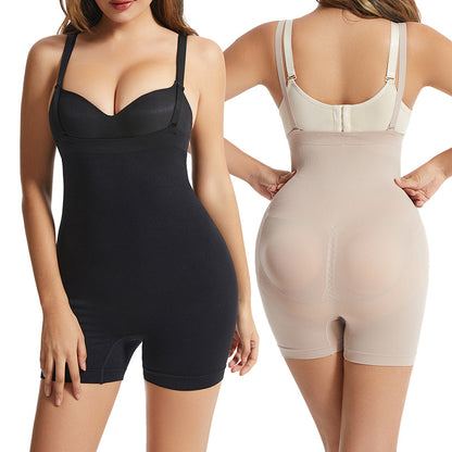 Women's Fashion Simple Shaping High Waisted Flat Corner Camisole Bodysuit body shapers