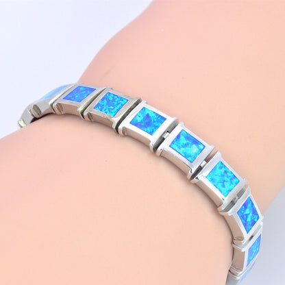 Hawaiian Square Opal Fashion Bracelet Jewelry