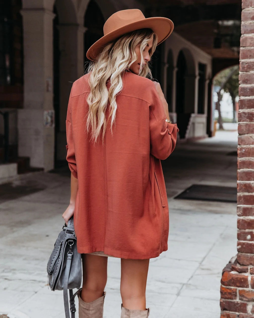 Medium Long Loose Casual Trench Coat apparels & accessories