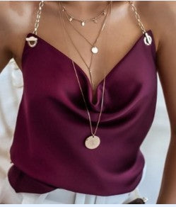 Temperament Halter Strapless Halter Neck Short Top apparel & accessories