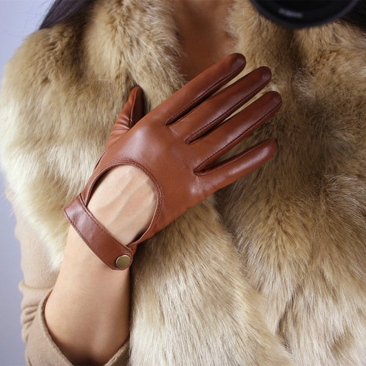 Touch screen gloves 19cm pure sheepskin apparels & accessories