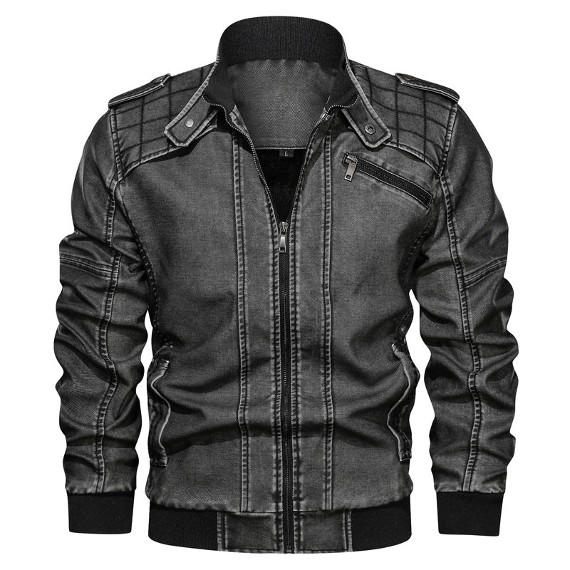 Men's vintage leather jacket apparels & accessories