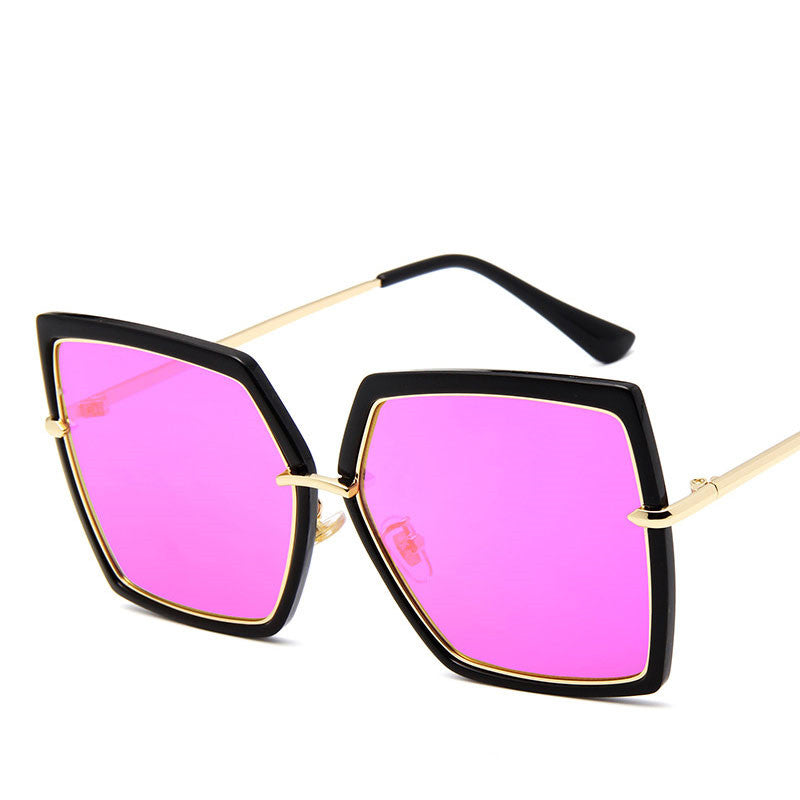 Reflective metal men and women retro sunglasses apparels & accessories