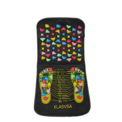 Reflexology Foot Massage Pad Cobblestone Walk Massager fitness & sports