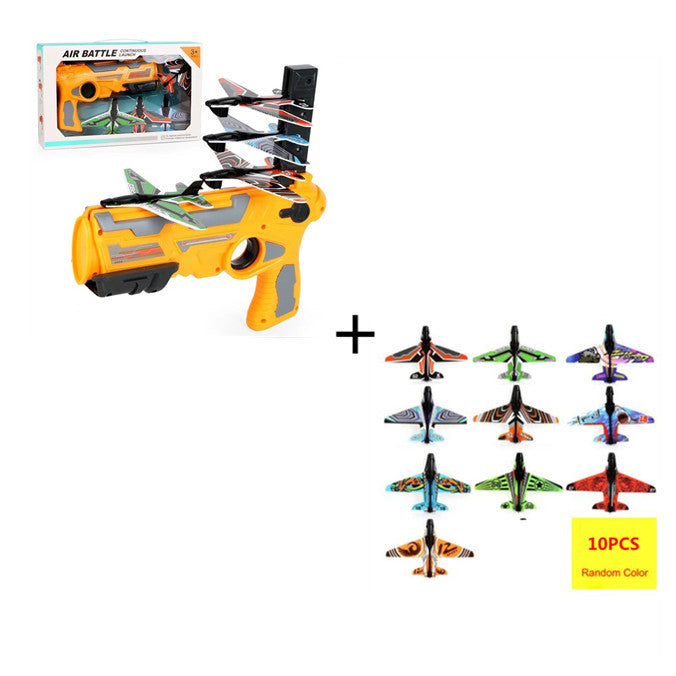 Children's Outdoor Boy Toys Hand Throwing Spin Glider Model Launcher HOME