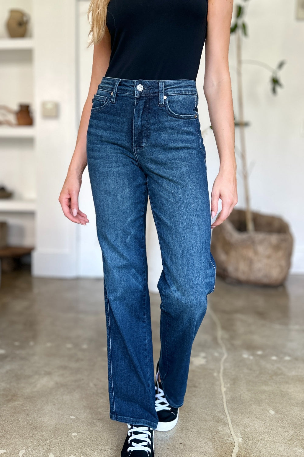 Judy Blue Tummy Control Straight Jeans Bottom wear