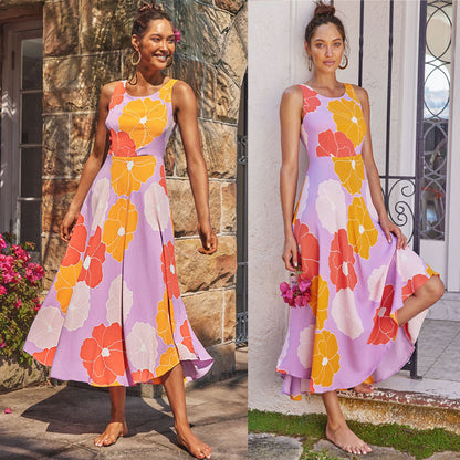 European And American Style Spring And Summer Stylish Beach Maxi Dress Women apparels & accessories