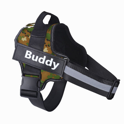 Personalized Dog Harness Reflective Breathable Dog Harness