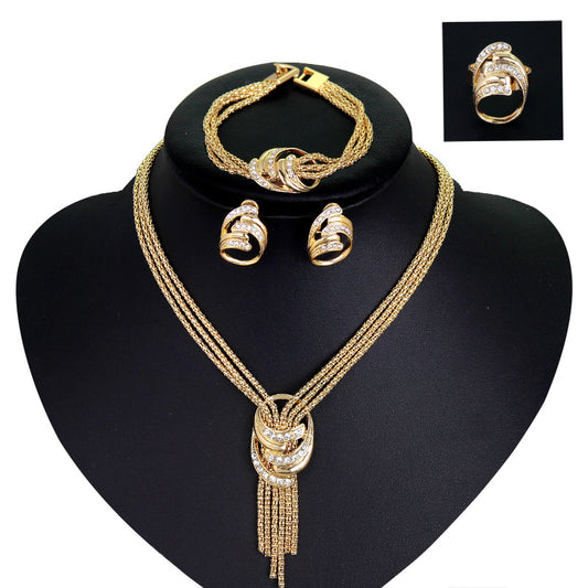Jewelry Necklace, Bracelet, Earrings, Rings, Wedding Bride Jewelry Set Jewelry