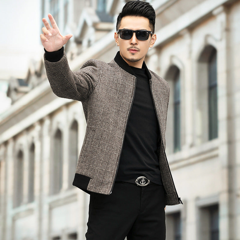 Autumn And Winter Fashion Men's Woolen Jacket apparels & accessories