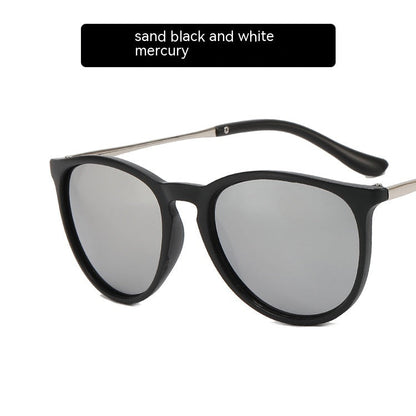 American Trend Semi-metal Round Sun Glasses apparel & accessories