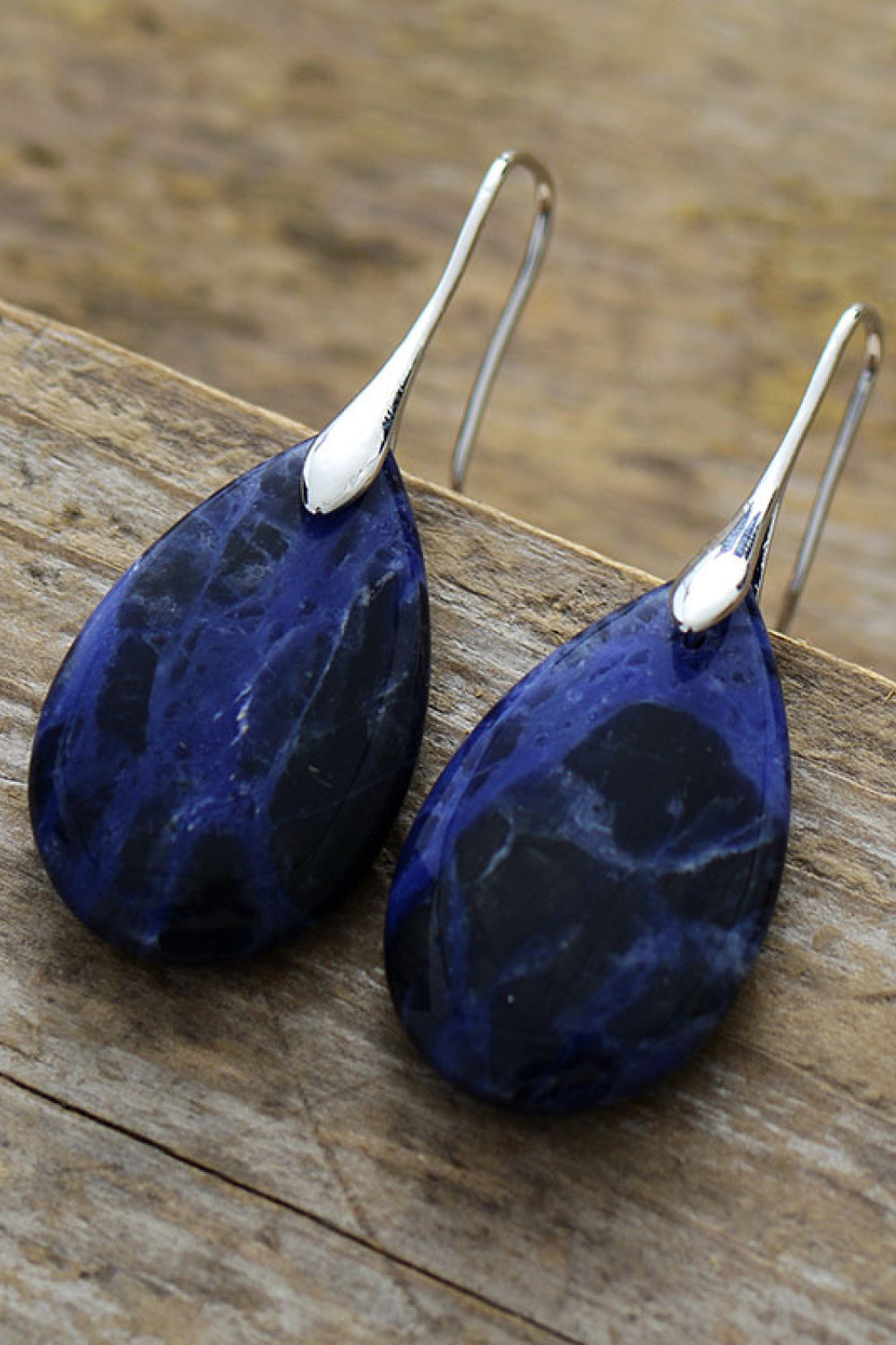 Natural Stone Teardrop Earrings apparel & accessories